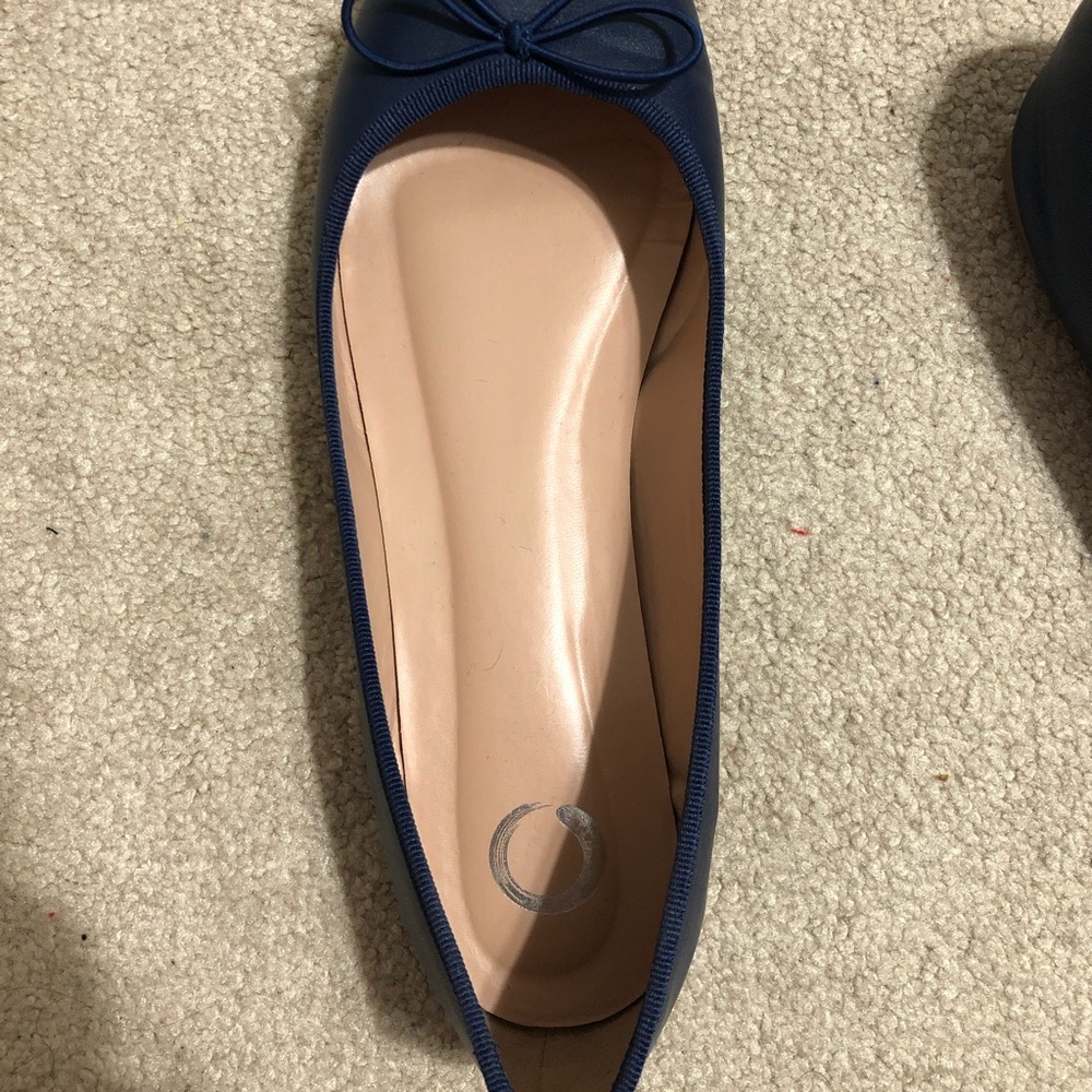 Navy Blue Flats - Picture 4 of 4